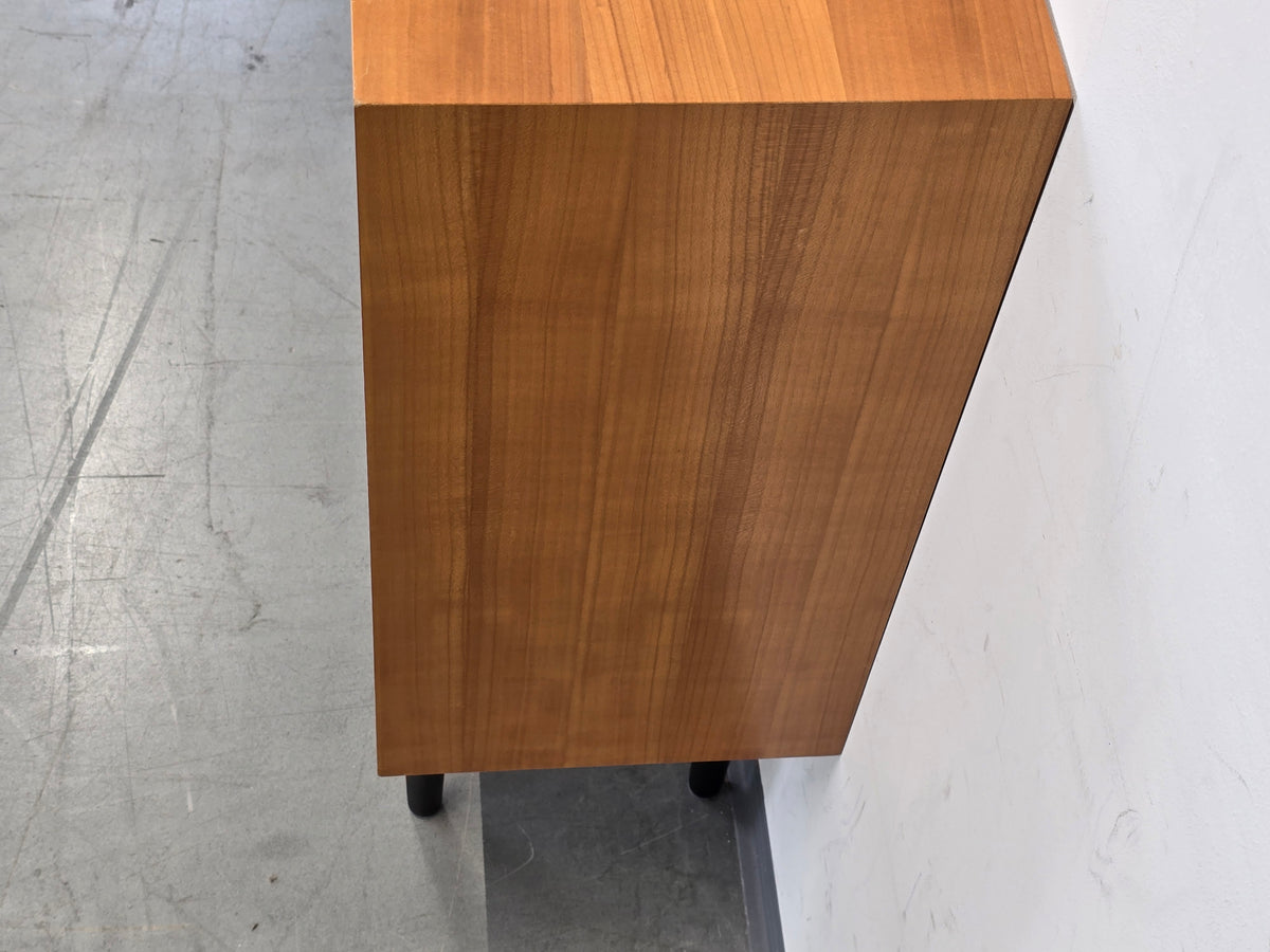 MID CENTURY REGAL Holz Kirschbaum Sideboard Bücher Büro Vintage