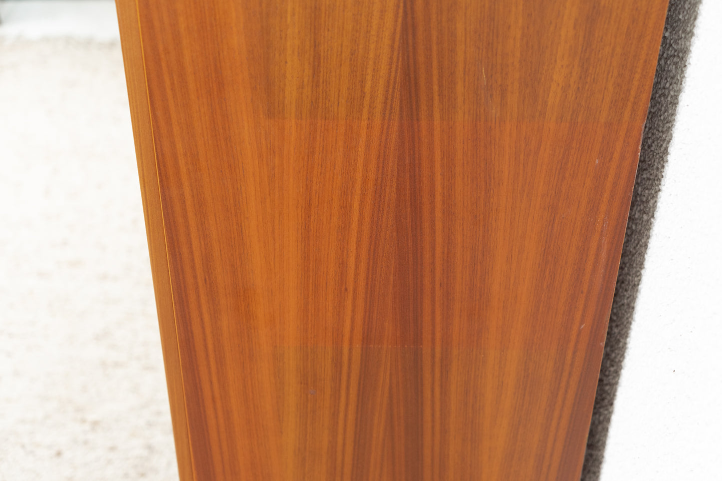 Vitrine Schrank Mid Century Nuss Holz Vintage
