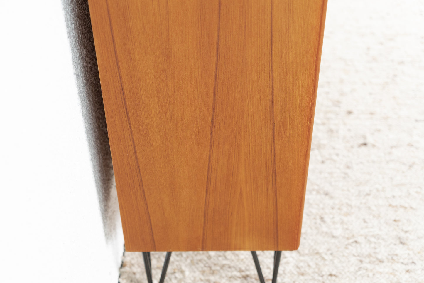 Mid Century Vitrine Schrank Holz Teak RT Möbel Heinrich Riesenplatt