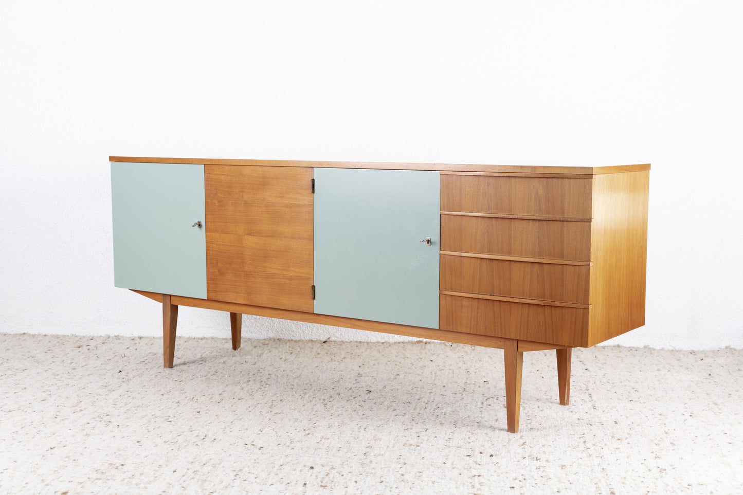 Sideboard Mid Century Kommode Holz Vintage