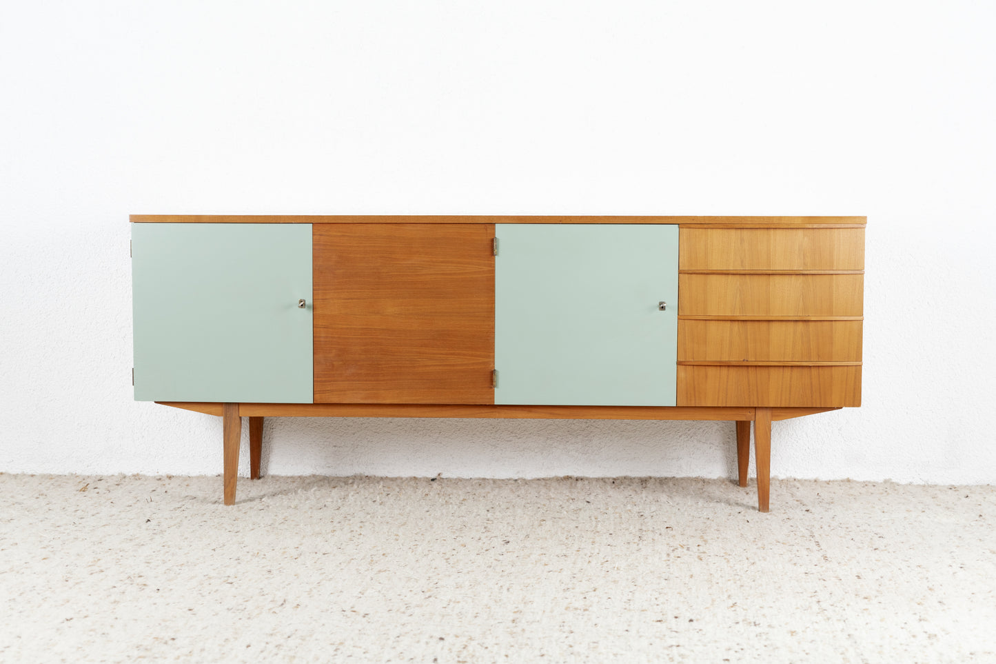 Sideboard Mid Century Kommode Holz Vintage