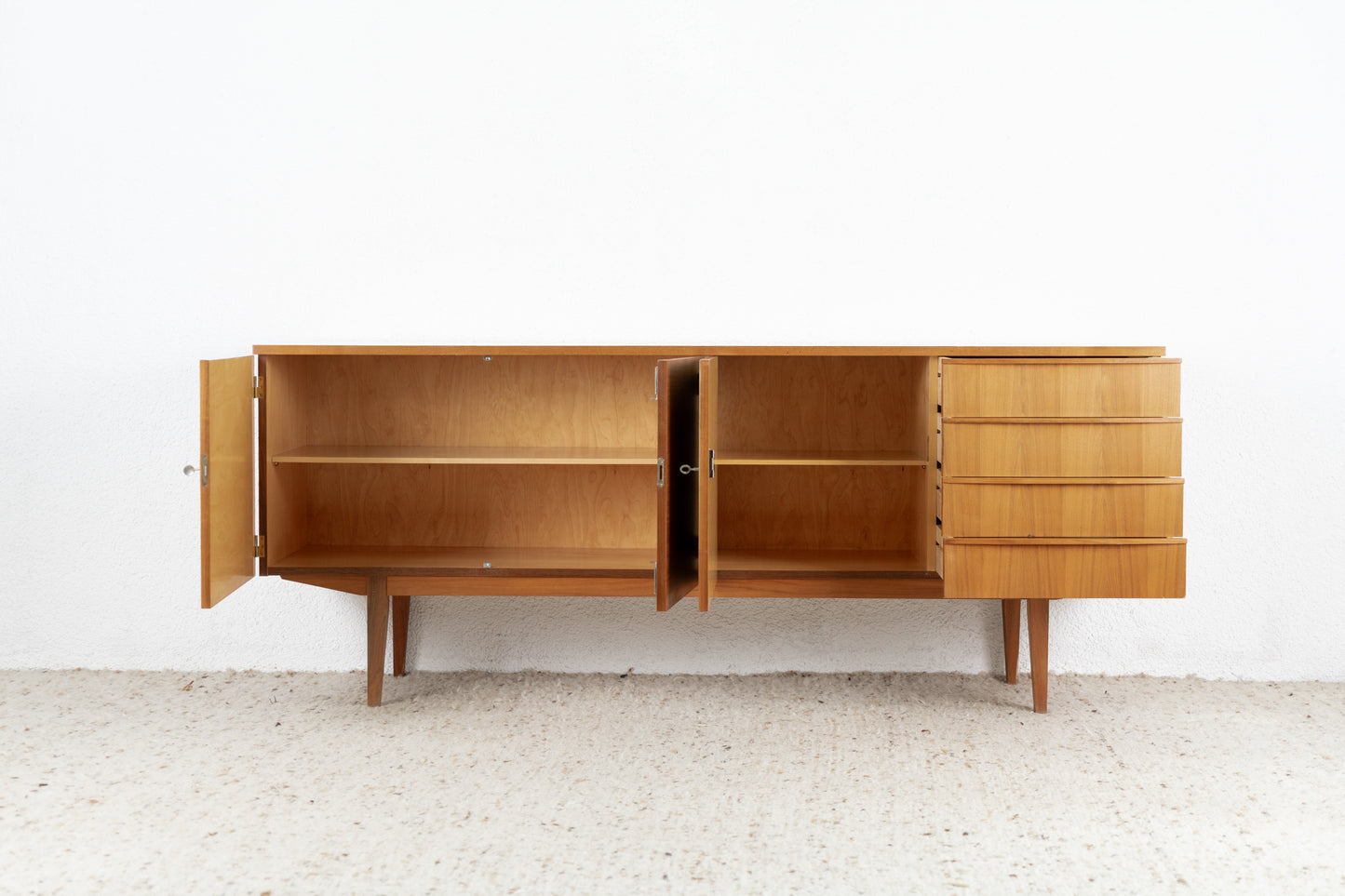 Sideboard Mid Century Kommode Holz Vintage