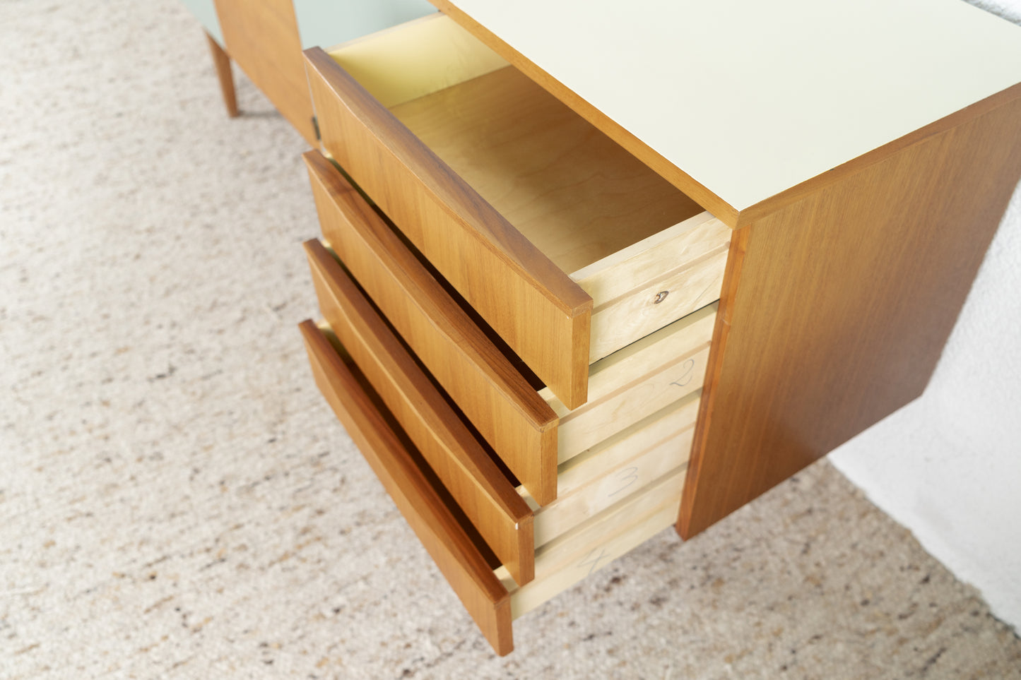 Sideboard Mid Century Kommode Holz Vintage