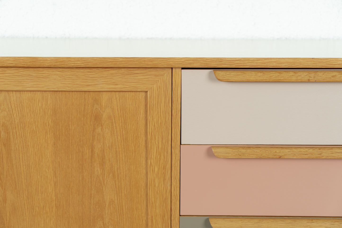 WK Möbel Sideboard Holz Eiche Kommode Vintage