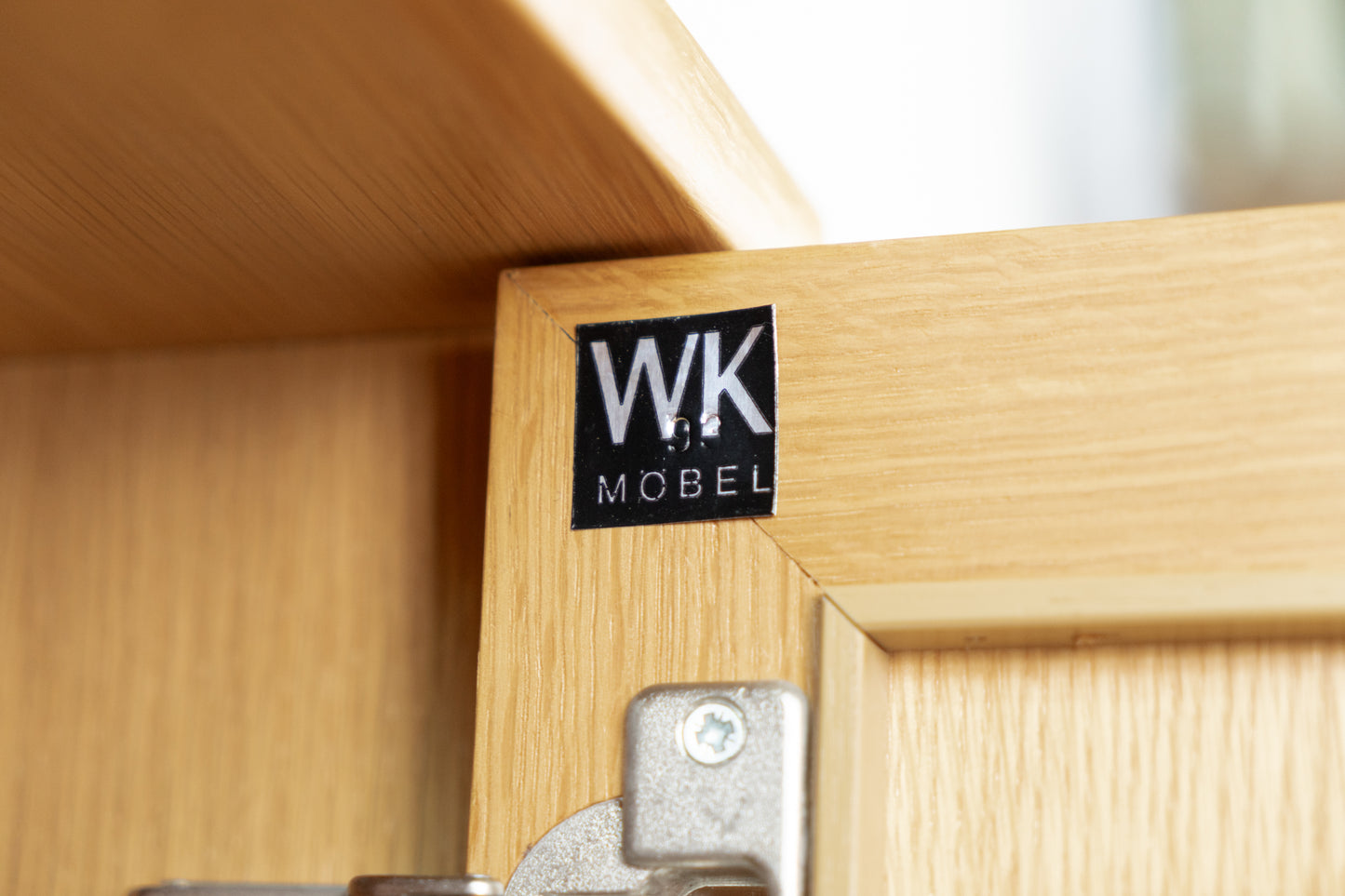 Kommode Vintage Holz Eiche WK Möbel Sideboard Geflecht
