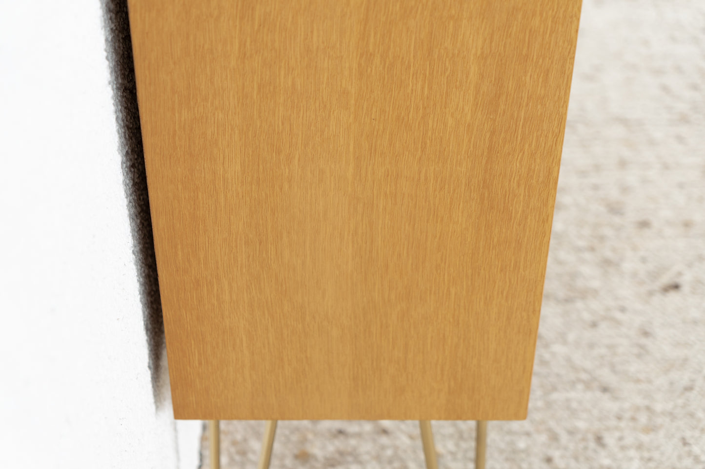 Kommode Vintage Holz Eiche WK Möbel Sideboard Geflecht