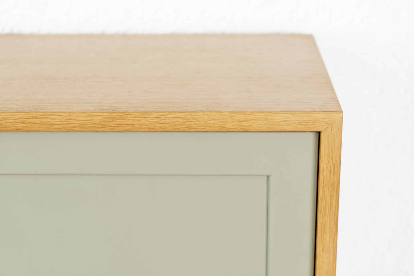 WK Möbel Vintage Regal Sideboard Highboard Holz Eiche Schiebetür