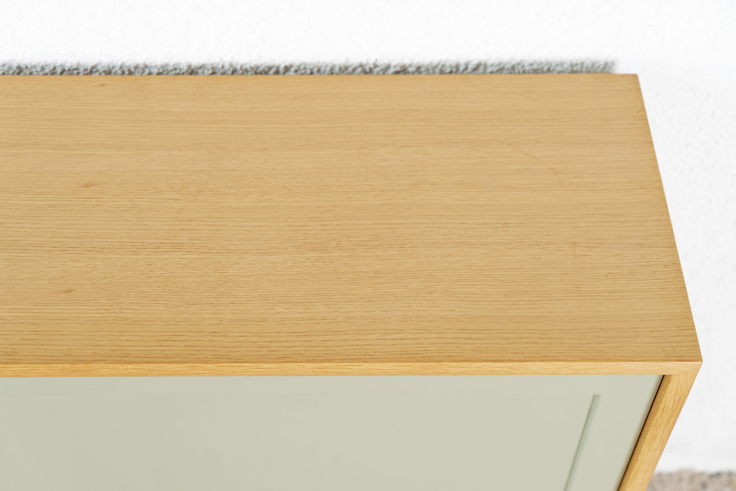 WK Möbel Vintage Regal Sideboard Highboard Holz Eiche Schiebetür