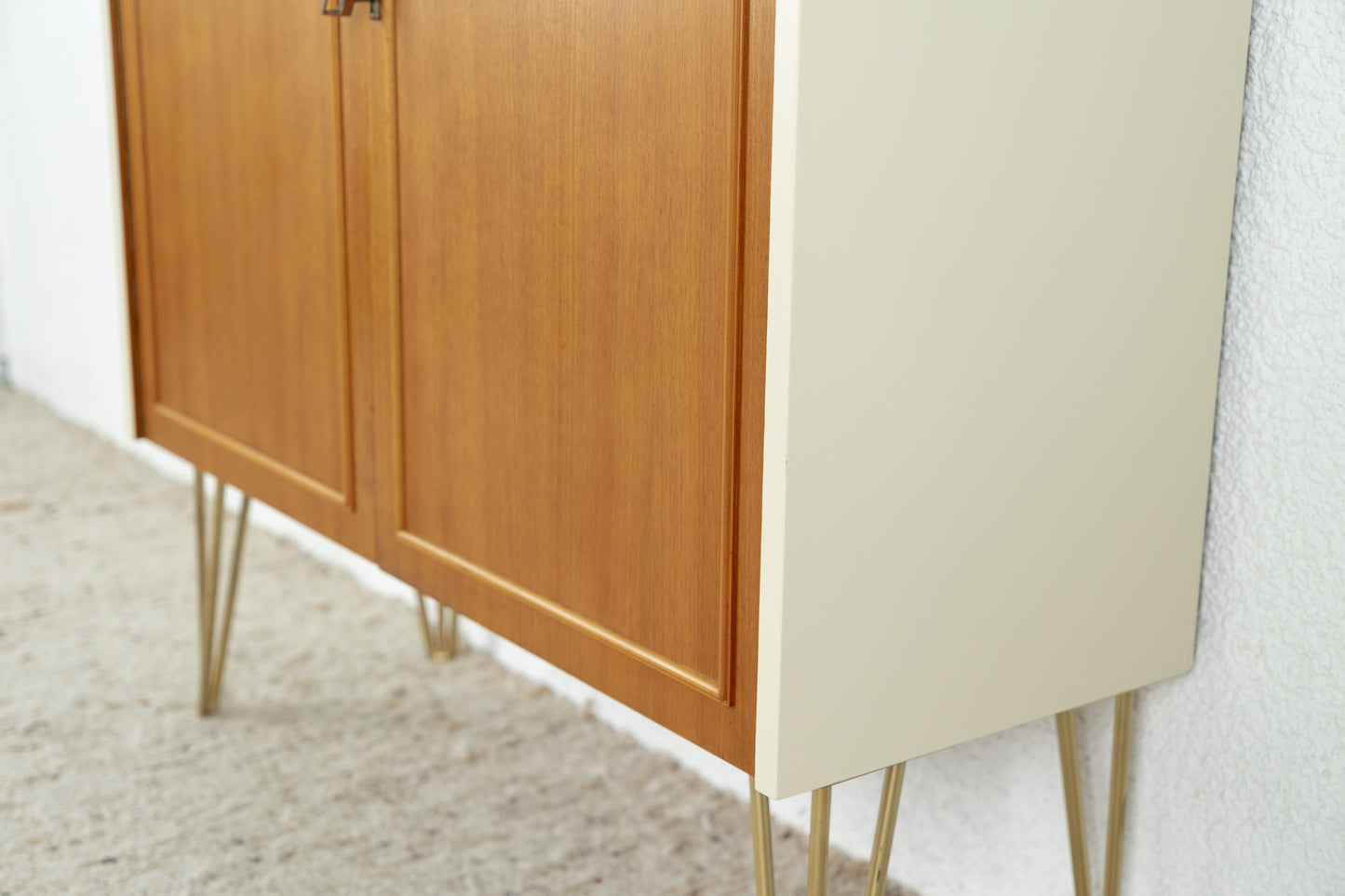 Vintage Kommode Holz Nuss TEPE