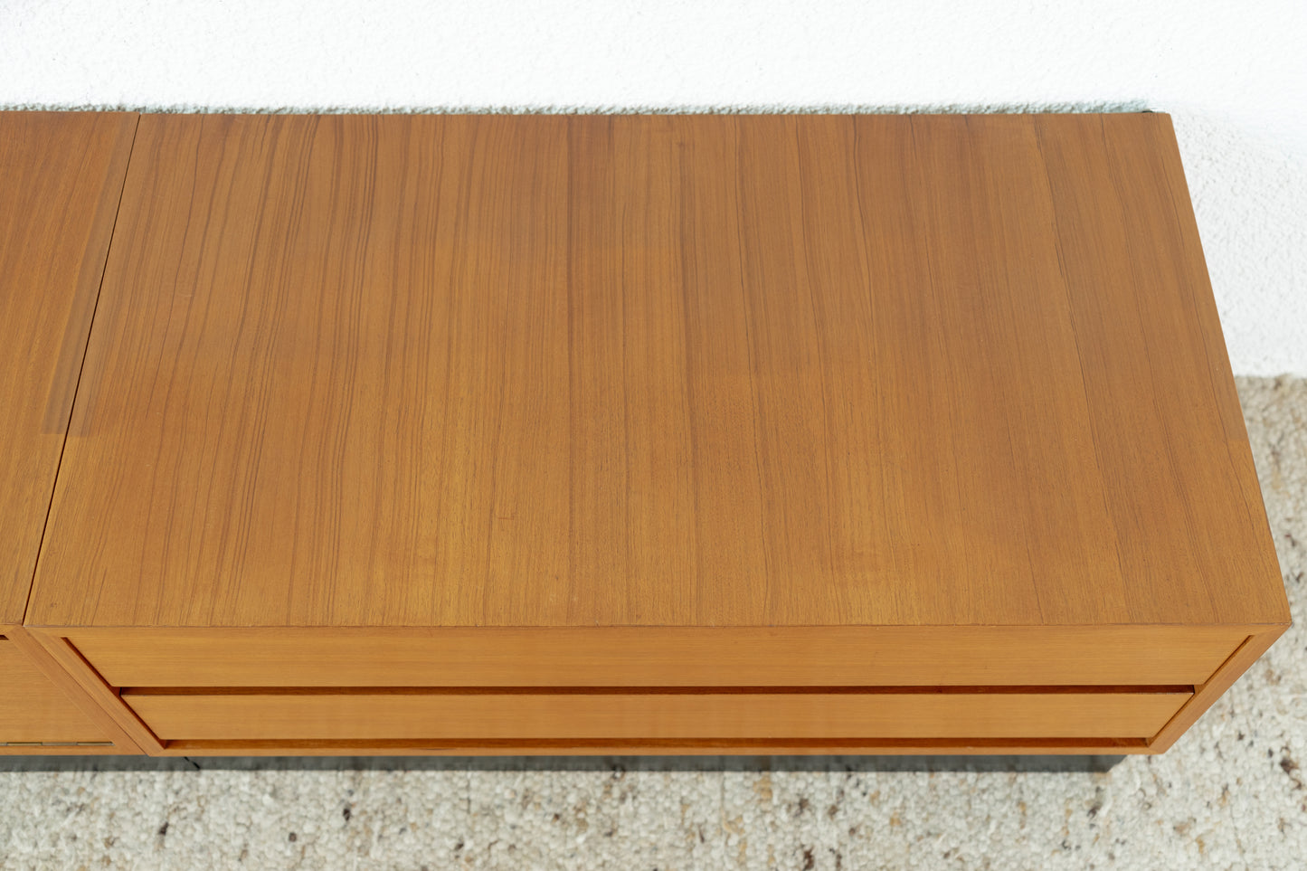 Mid Century Sideboard tv hifi Lowboard Kommode Holz Nuss