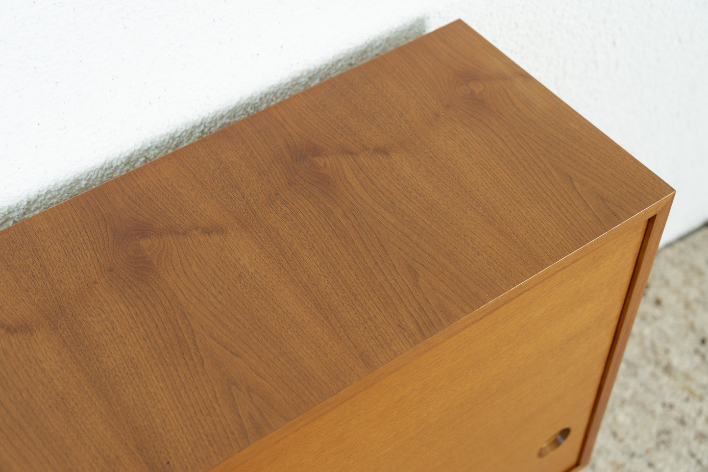 Mid Century Sideboard Schiebetüren Holz Nuss Vintage