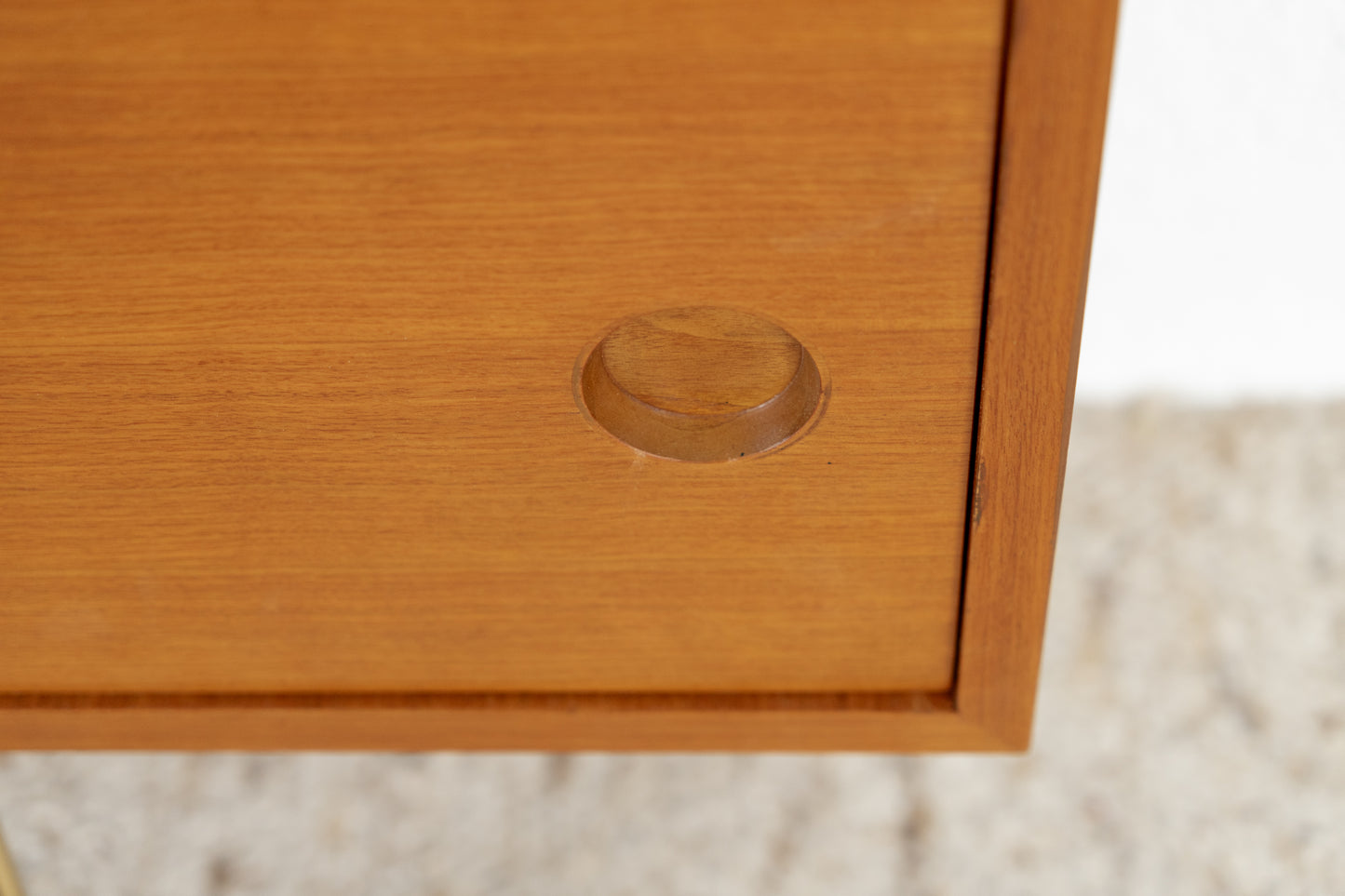 Mid Century Sideboard Schiebetüren Holz Nuss Vintage TV Kommode