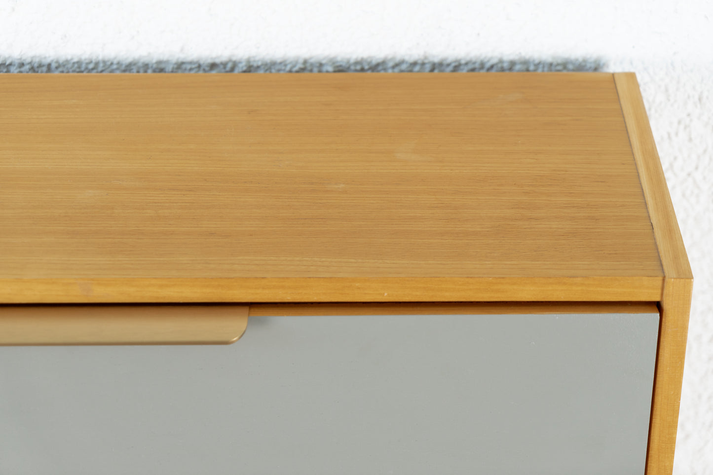 Vintage Sekretär Kommode Schrank Holz DDR Rüster Mid Century