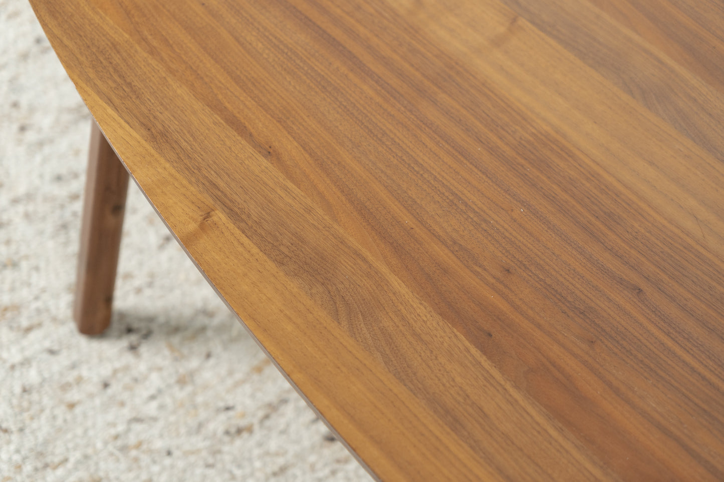Couchtisch Beistelltisch Holz Nuss Rattan Wohnzimmertisch