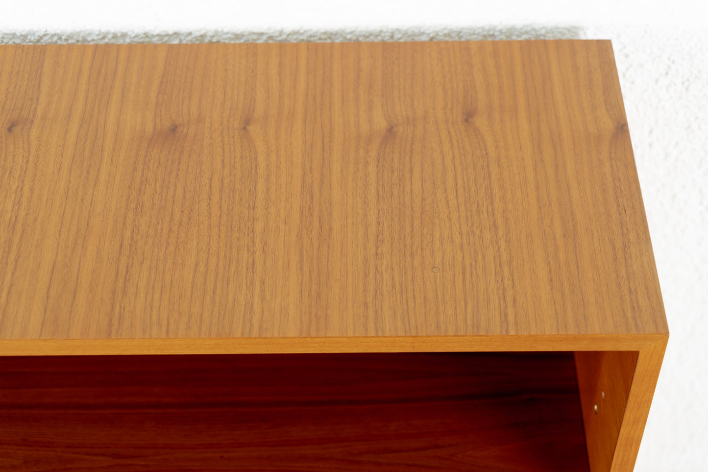 Vintage Regal Bücherregal Holz Nuss gold