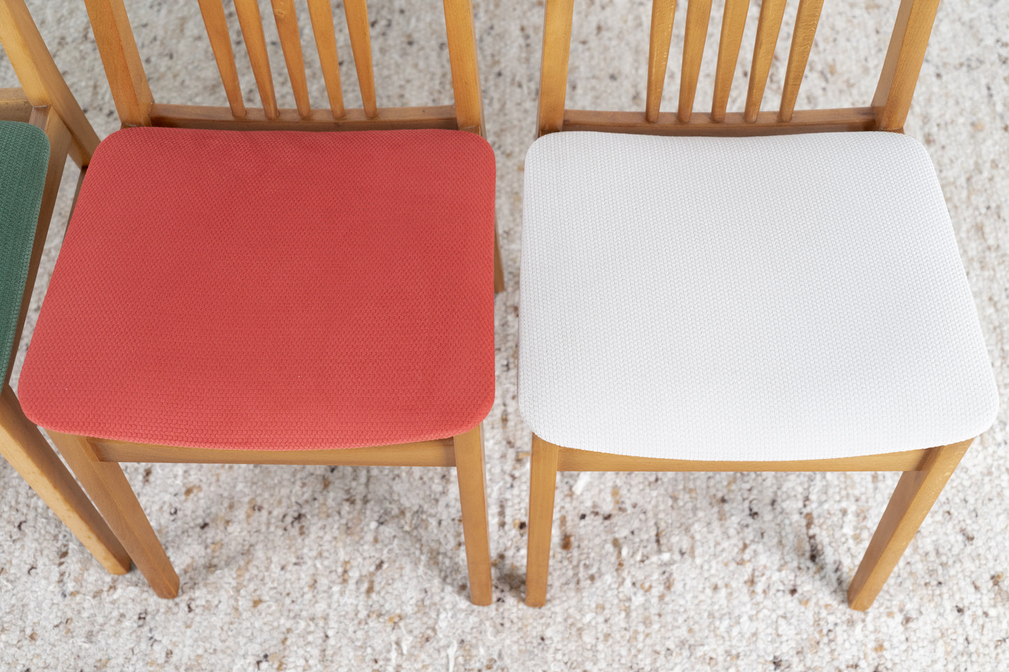 4er Set Stühle Vintage Holz Buche Esstischstühle Mid Century