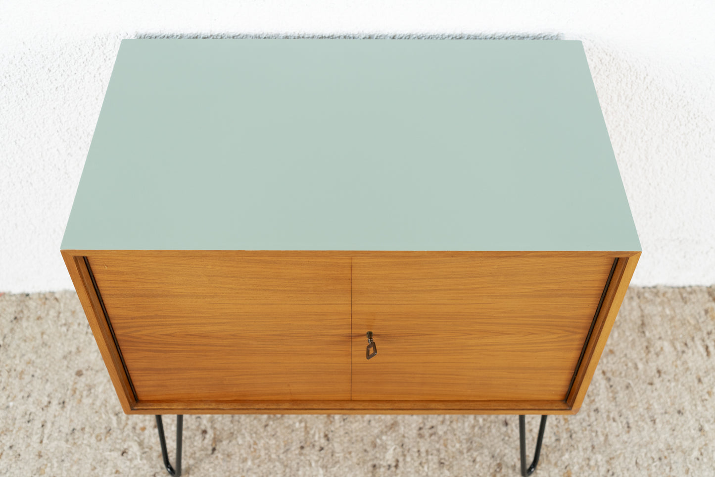 Vintage Kommode Nuss Mid Century Sideboard