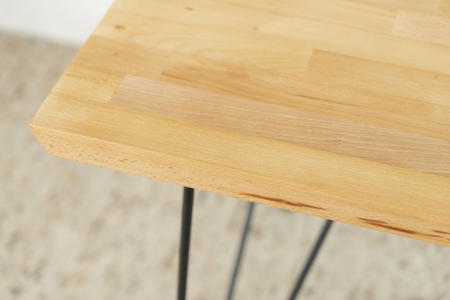 Esstisch Schreibtisch Massivholz Buche Industrial vintage Loft werkbank