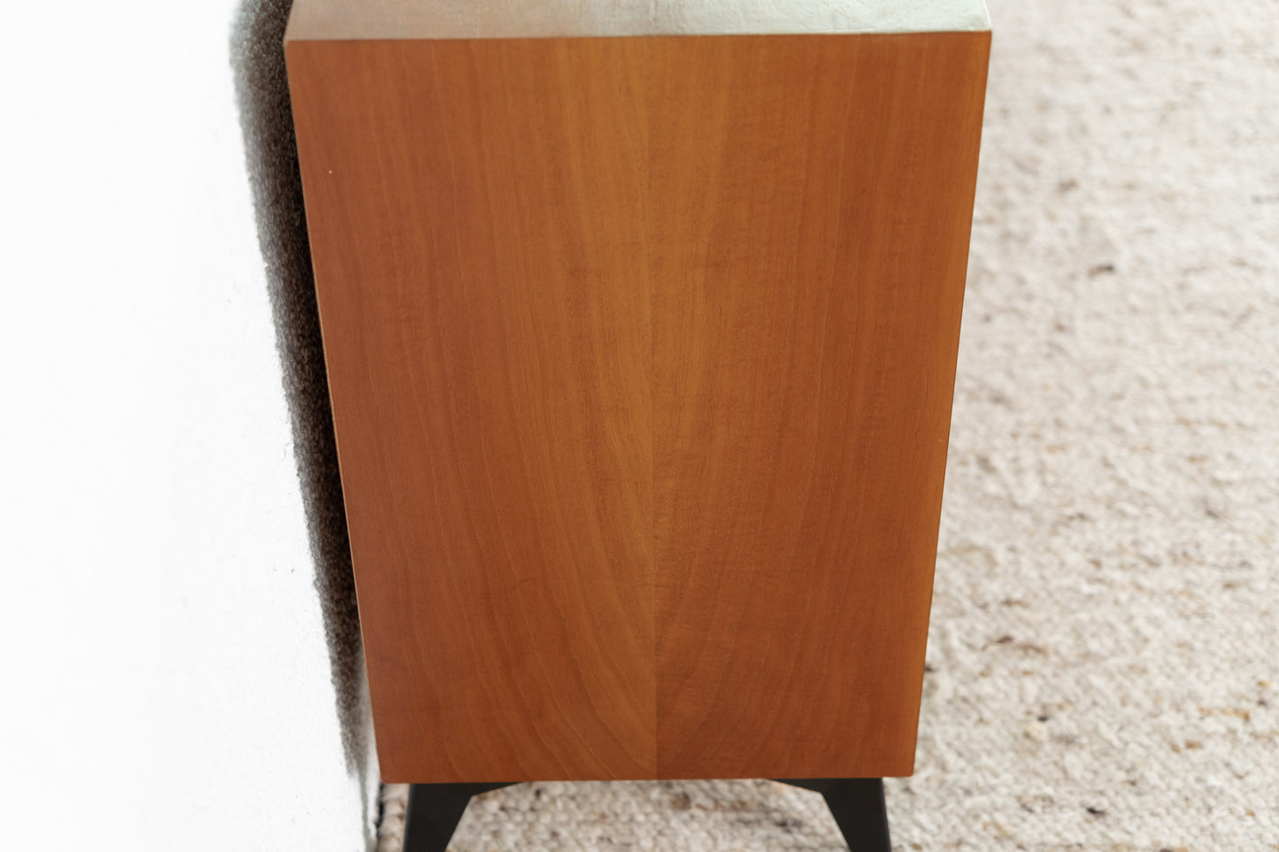 Lothar Wegner Vintage Sideboard Mid Century Holz Nuss Vitrine Schiebetür