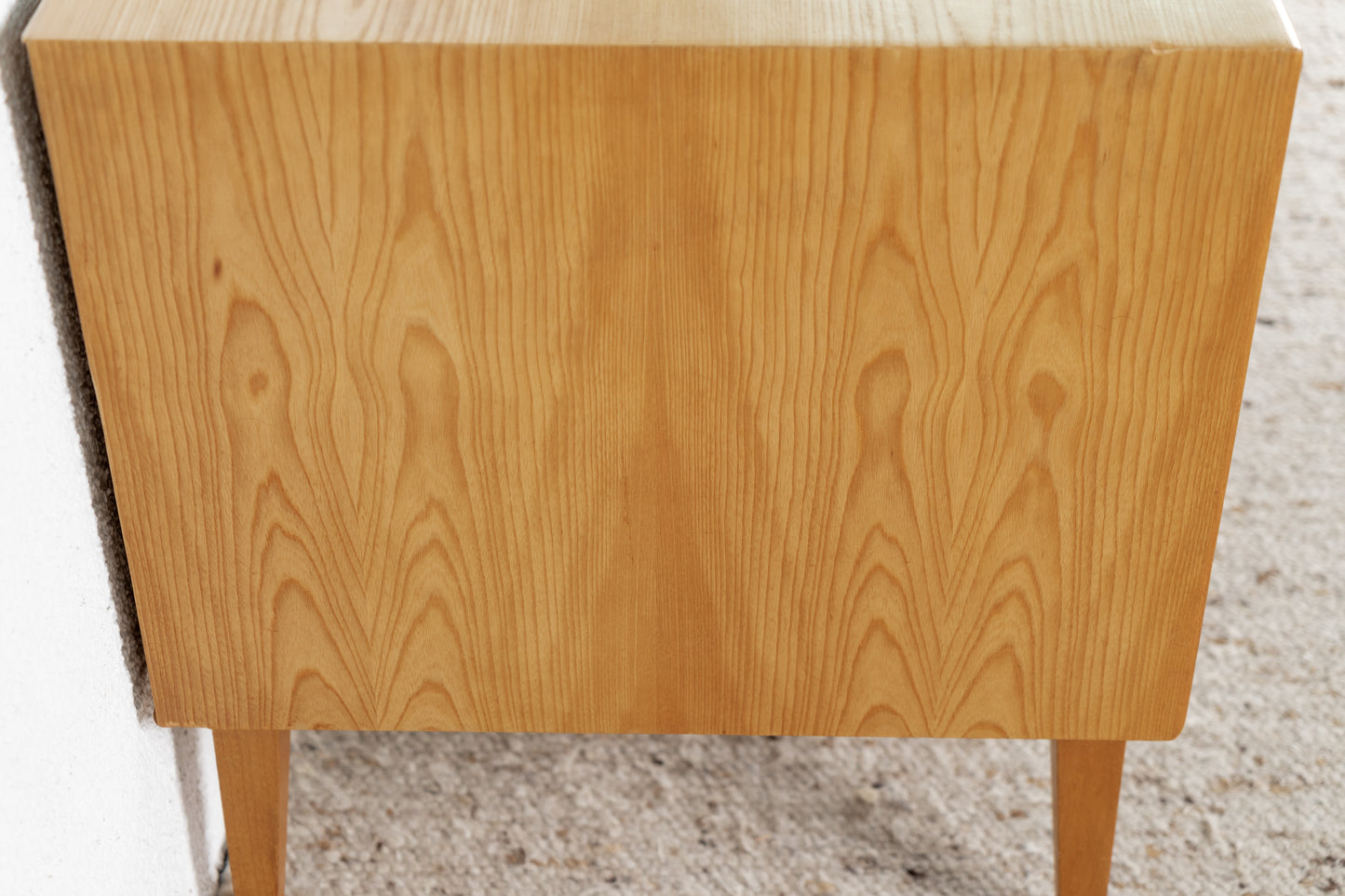 Vintage Schreibtisch Schubladen Stauraum Holz Rüster Bauhaus