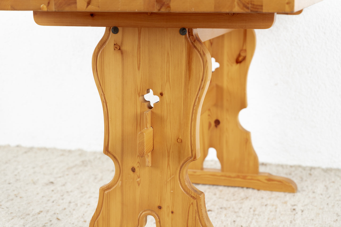 Vintage Esstisch Küchentisch Massivholz Kiefer Landhaus Tisch