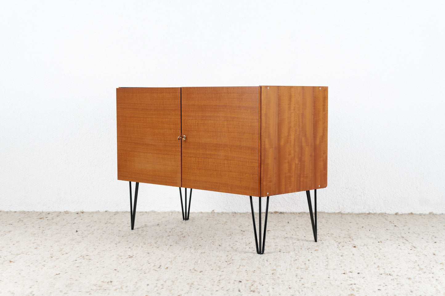 Vintage Kommode Sideboard Holz Teak Mid Century danish schwarz Kleider