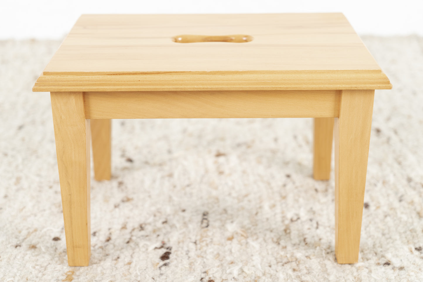 Vintage Hocker Blumentisch Massivholz Fußhocker Holz