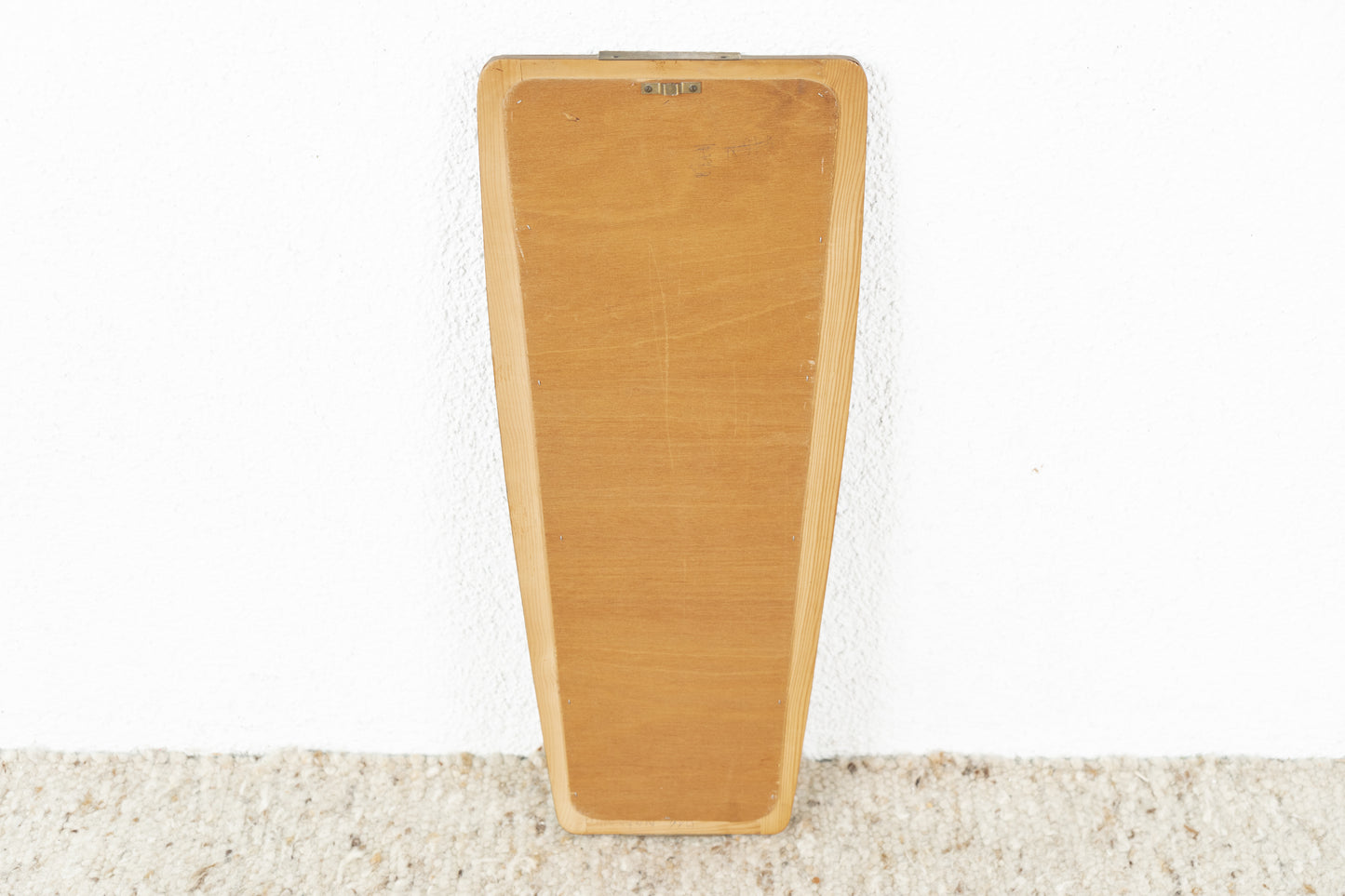 Mid Century Spiegel Nuss Holz Vintage 60s 60er