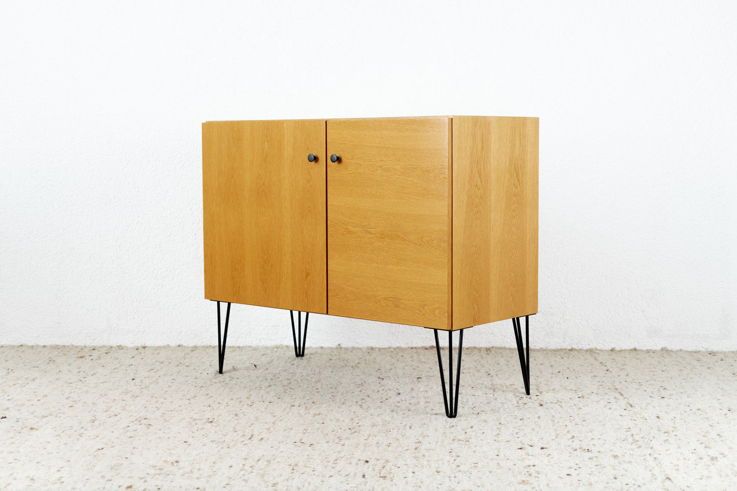 Vintage Kommode Schrank Holz Kleiderschrank Rüster 1960er DDR