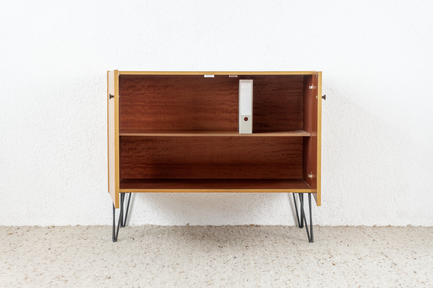 Vintage Kommode Schrank Holz Kleiderschrank Rüster 1960er DDR