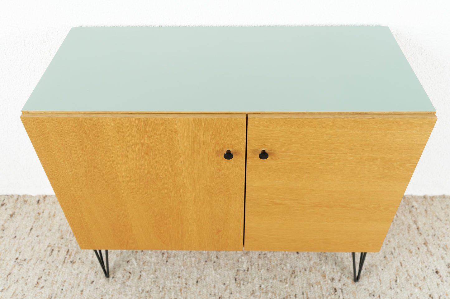 Vintage Kommode Schrank Holz Kleiderschrank Rüster 1960er DDR