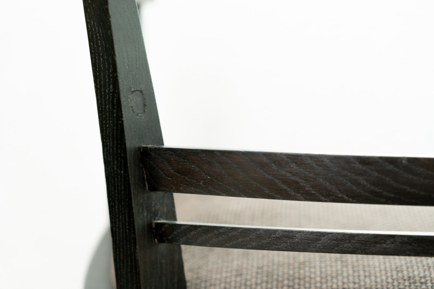 Vintage Stuhl Sessel Massivholz Schwarz Kaffehaus Frankfurter Schreibtisch armlehnen Esstisch