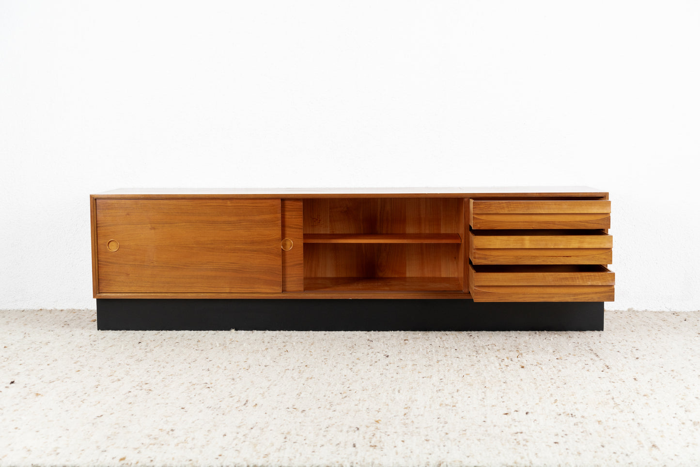 Lothar Wegner Vintage Sideboard Mid Century Kommode Schiebetüren Schubladen Tv Lowboard