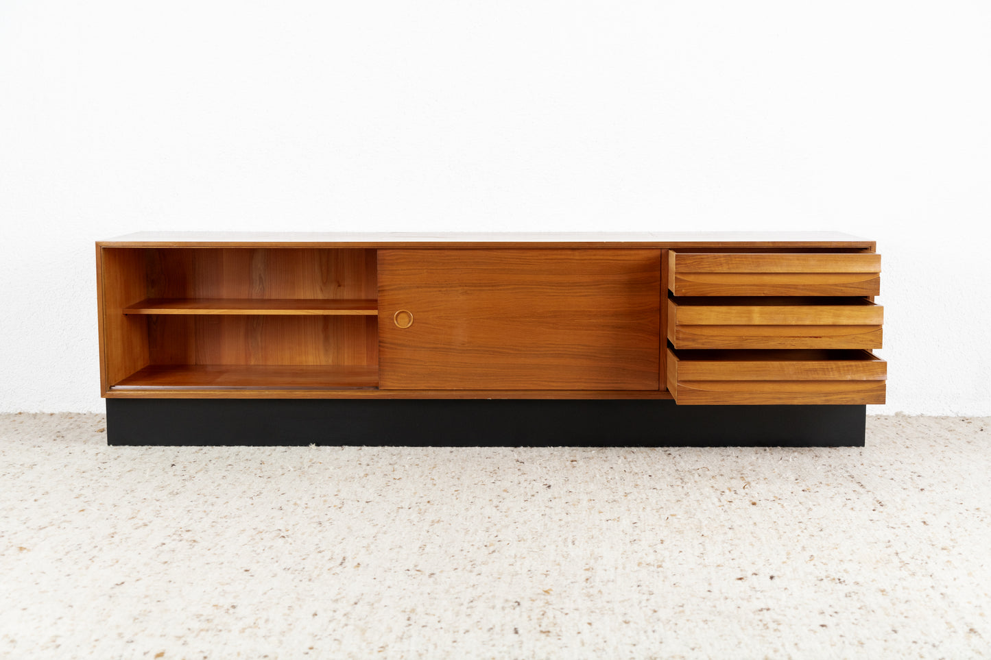 Lothar Wegner Vintage Sideboard Mid Century Kommode Schiebetüren Schubladen Tv Lowboard