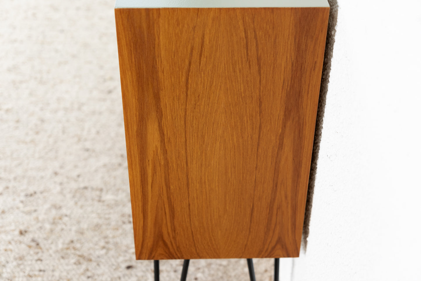 Vintage Sideboard Mid Century Teak Kommode danish hairpin pastell