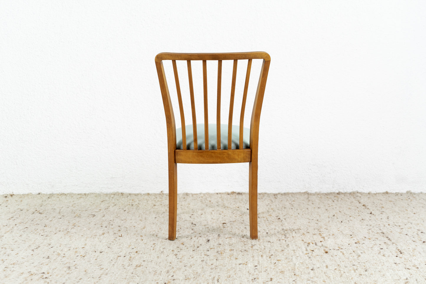 4er Set Stühle Vintage Blau Massivholz mid century 1960 Esstisch Küche Stuhl Esszimmer