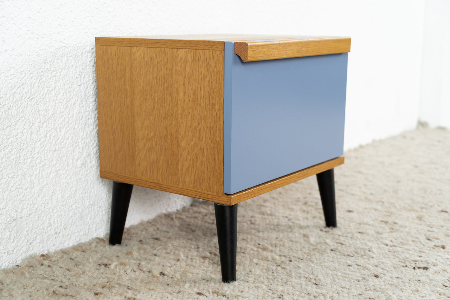 Vintage Nachttisch Holz Kommode Ablage pastell Kommödchen