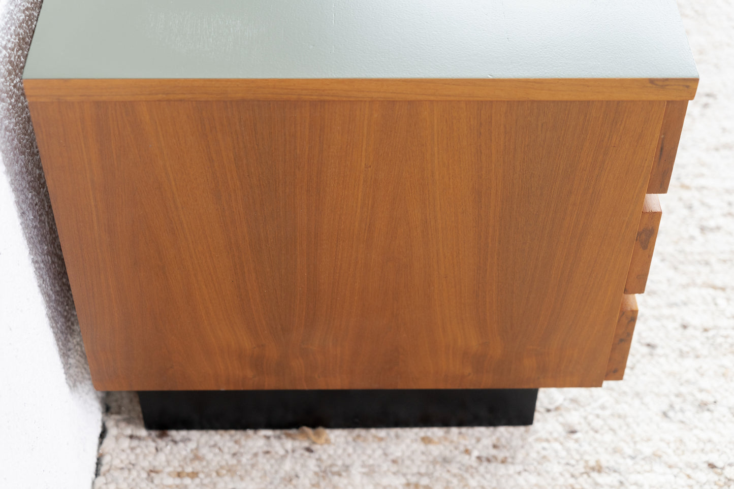 Vintage Sideboard Mid Century Kommode Holz Nuss Low Tv Board 60s 1960er