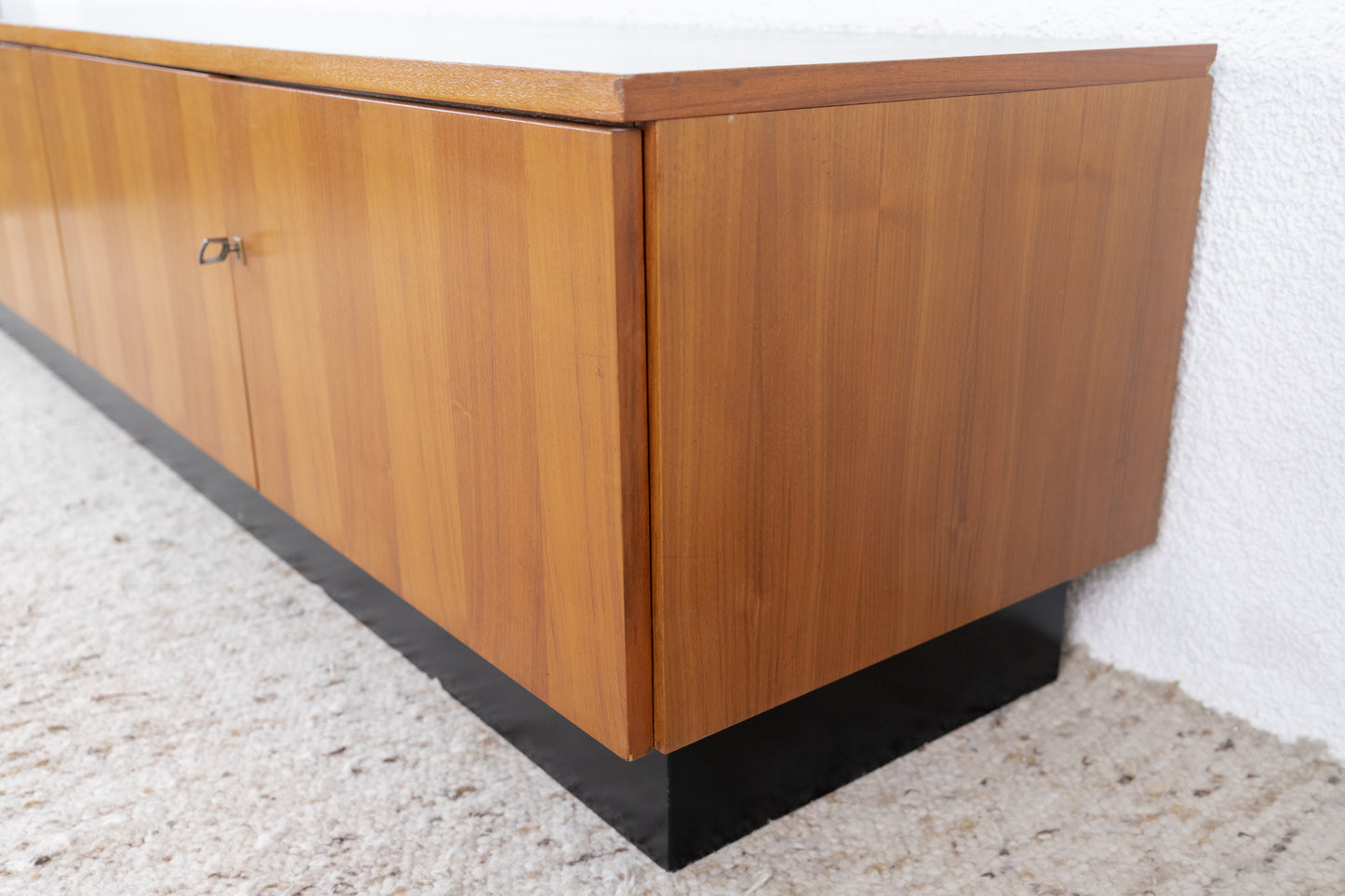 Vintage Sideboard Mid Century Kommode Holz Nuss Low Tv Board 60s 1960er