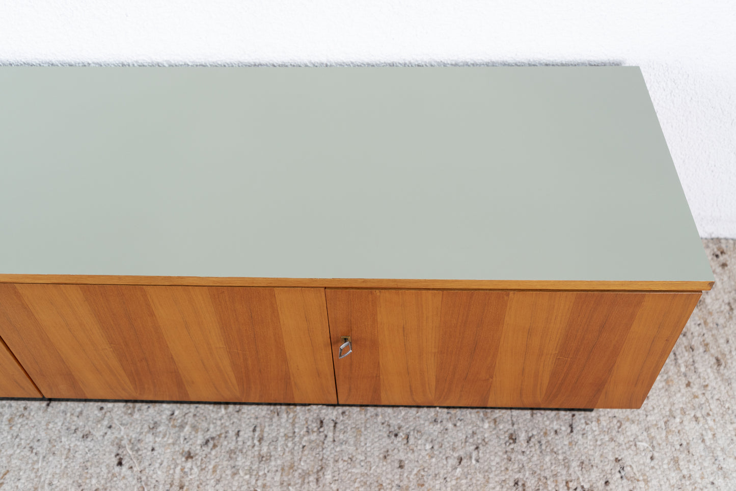 Vintage Sideboard Mid Century Kommode Holz Nuss Low Tv Board 60s 1960er