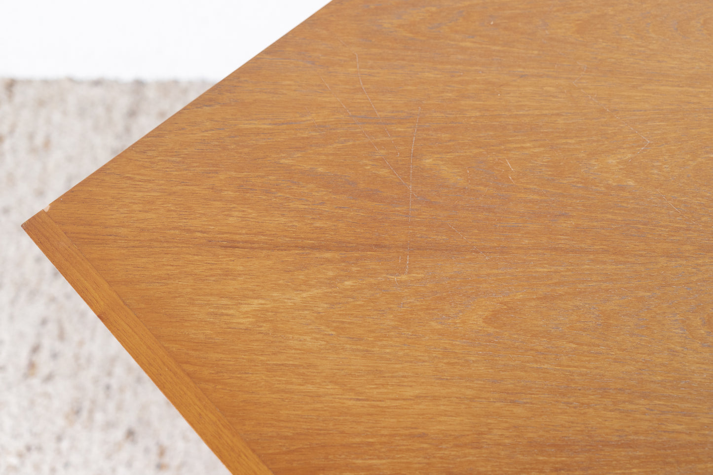 Vintage Eckkommode Holz Eckschrank Danish Teak 60s