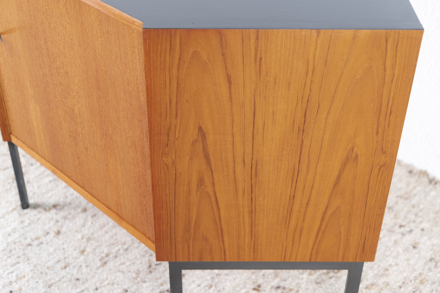Vintage Eckschrank Eckkommode Holz Teak 1960er Mid Century
