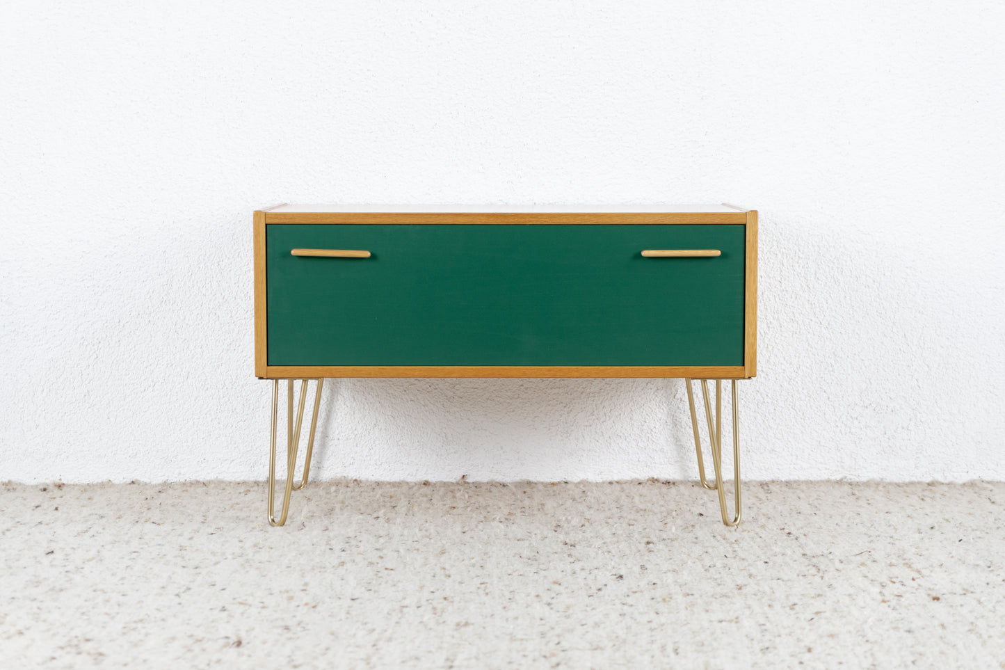 Vintage Hülsta Kommode Sideboard Holz Eiche Schublade Tv Low Board
