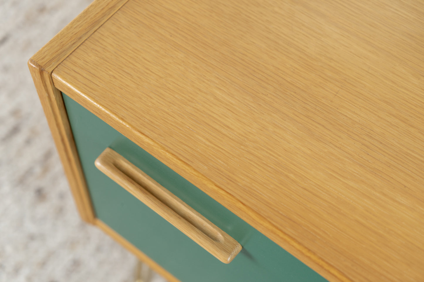 Vintage Hülsta Kommode Sideboard Holz Eiche Schublade Tv Low Board