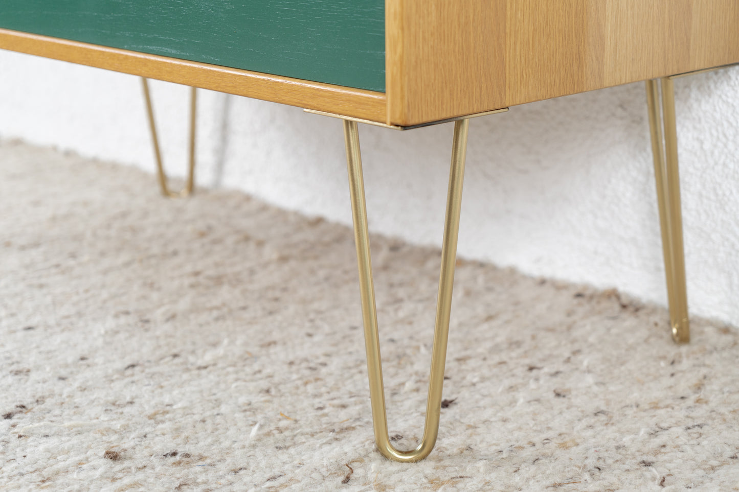 Vintage Hülsta Kommode Sideboard Holz Eiche Schublade Tv Low Board