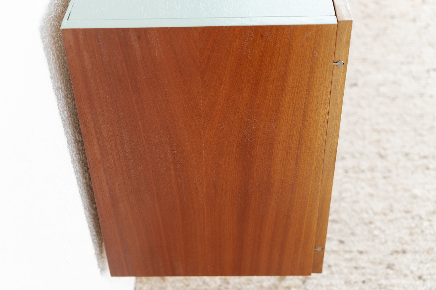 Vintage Sideboard Highboard Kommode Holz Nuss Mid Century Teak 1960er