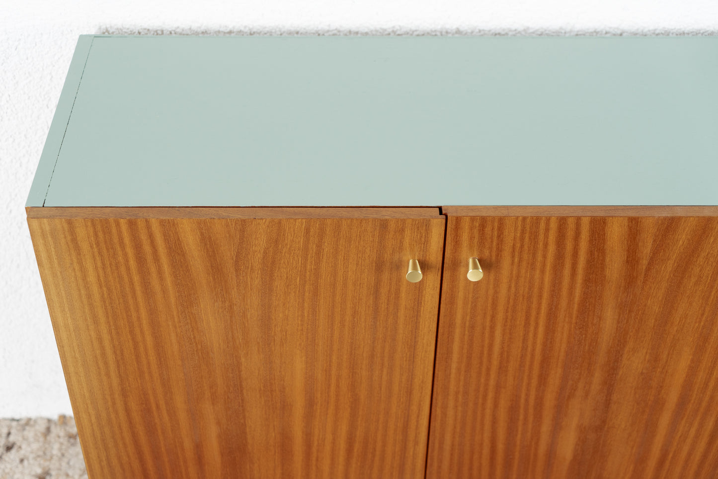 Vintage Sideboard Highboard Kommode Holz Nuss Mid Century Teak 1960er