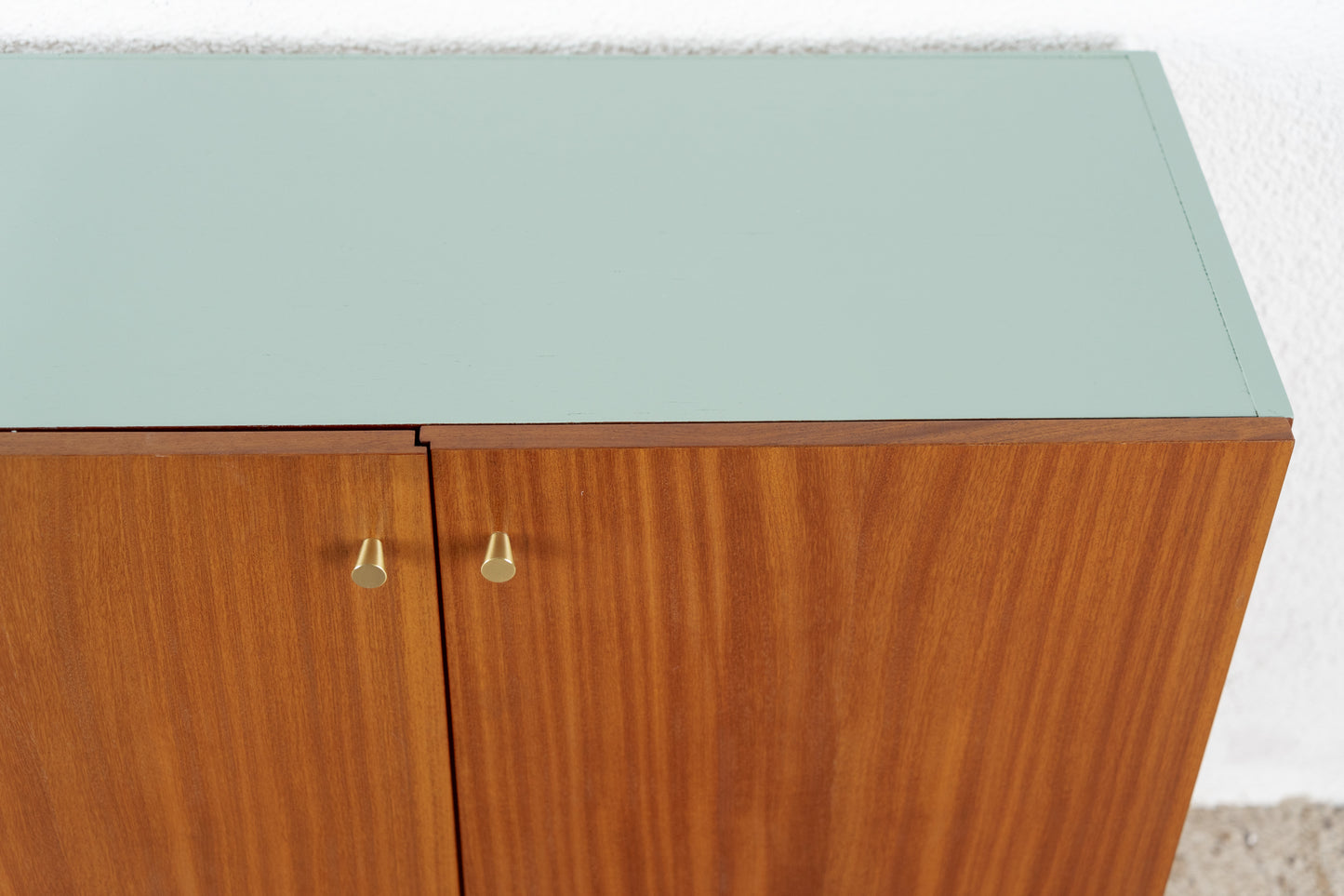 Vintage Sideboard Highboard Kommode Holz Nuss Mid Century Teak 1960er