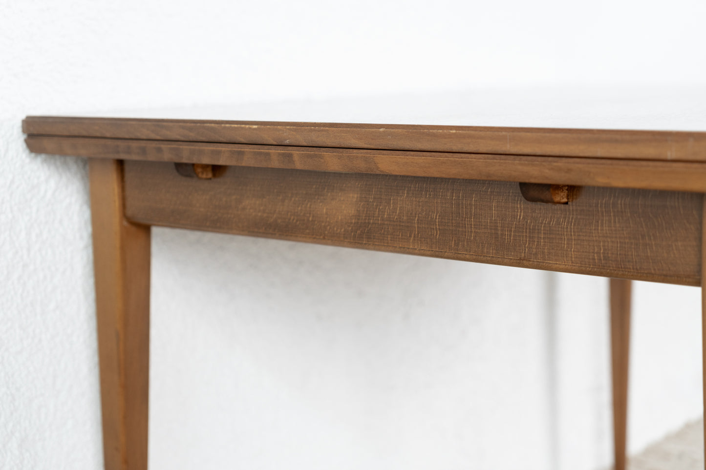 Vintage Esstisch Küchentisch Ausziehbar Holz Mid Century Tisch Nuss
