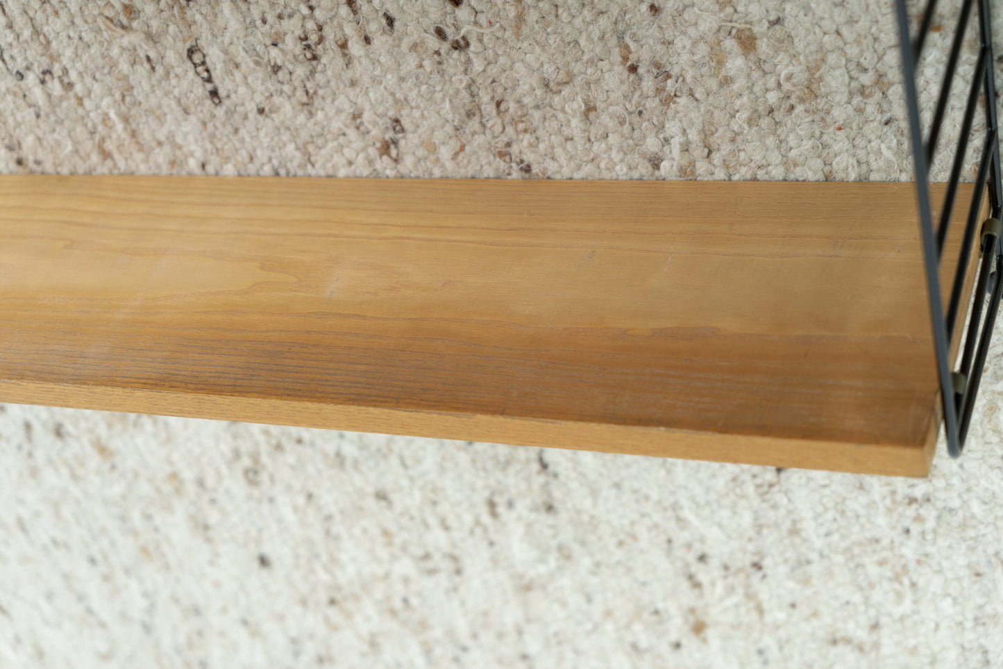 Nisse Stringing Original Vintage Stringregal Holz Metall Wandregal Teak Wandregal Mid Century Regal